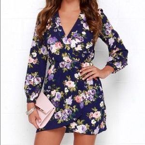 Lulus Floral Dress Size Small